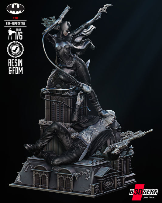 Bat girl Sculpture
