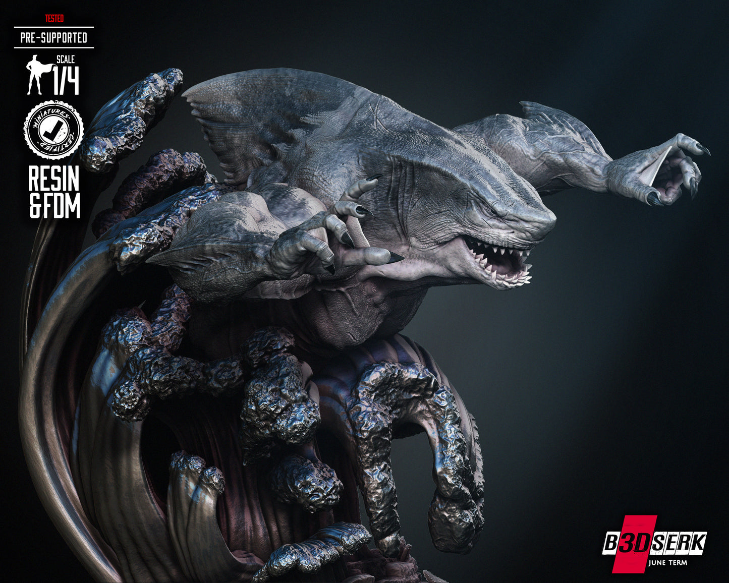 King Shark Portrait Bust
