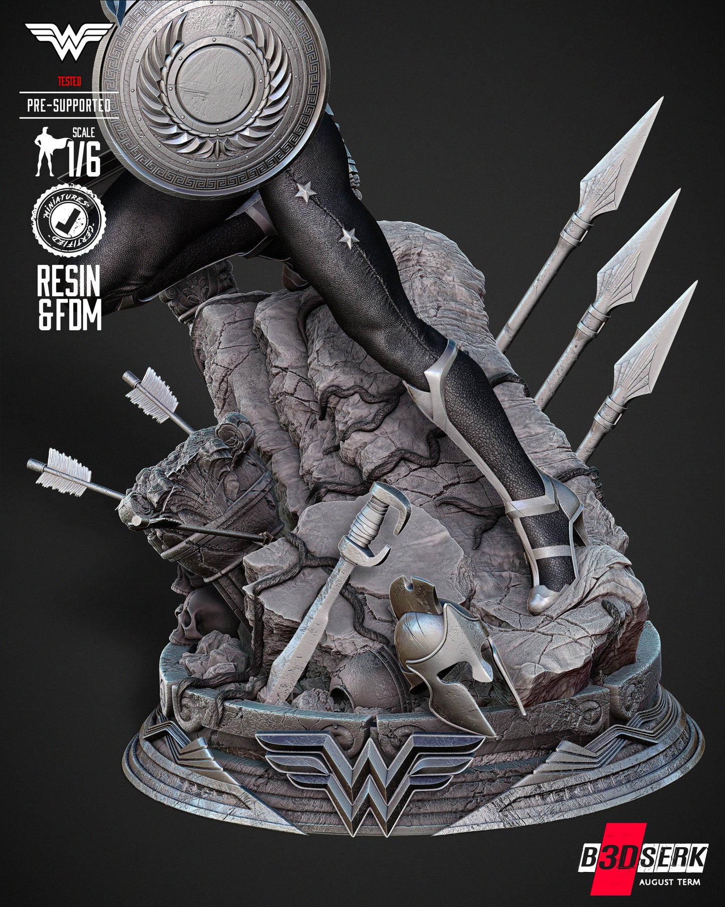 Wonder Girl Sculpture