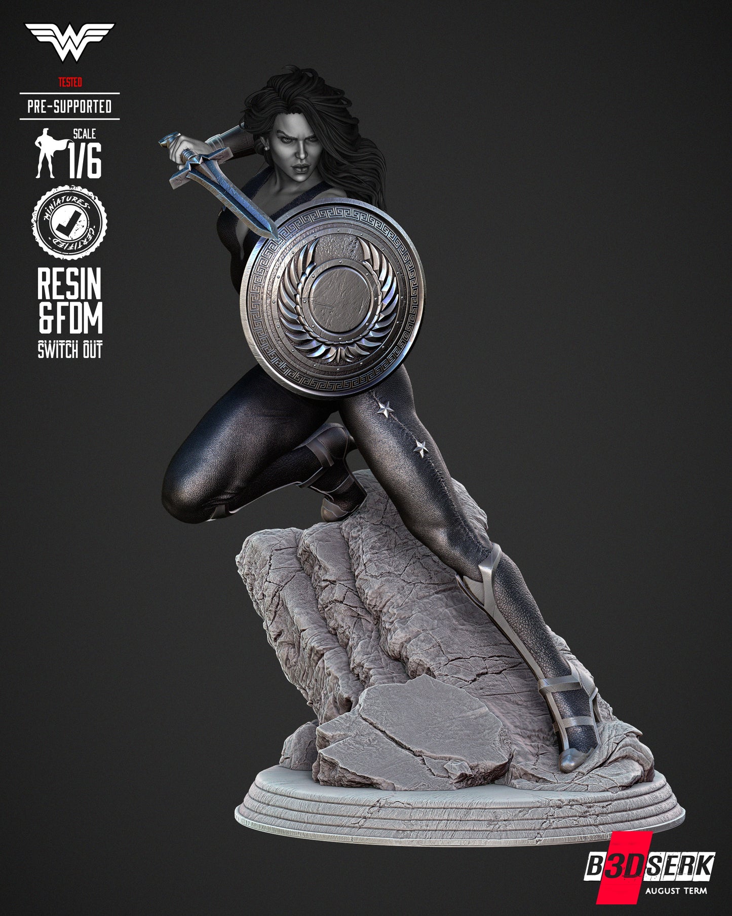 Wonder Girl Sculpture
