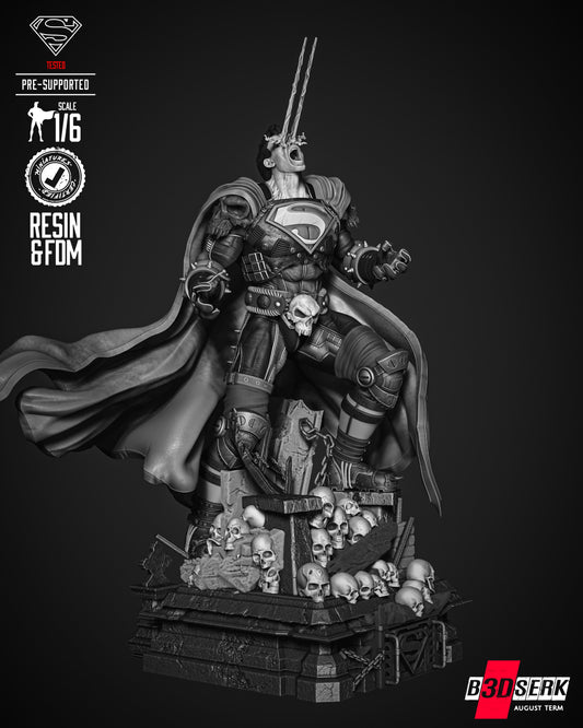 Superman Dark Night Sculpture