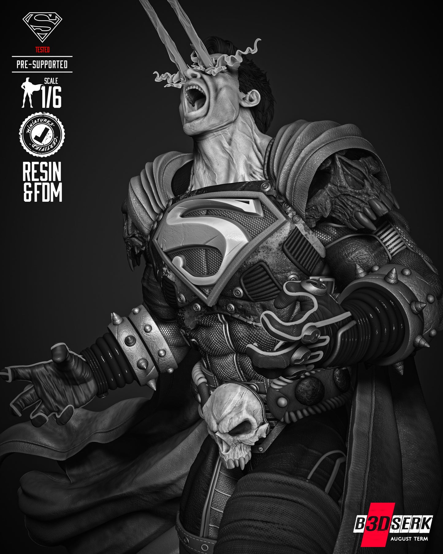 Superman Dark Night Sculpture