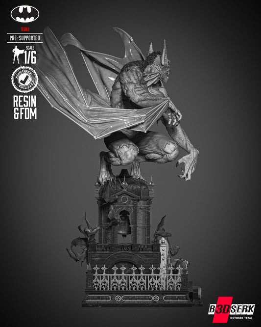 Man-Bat Sculpture