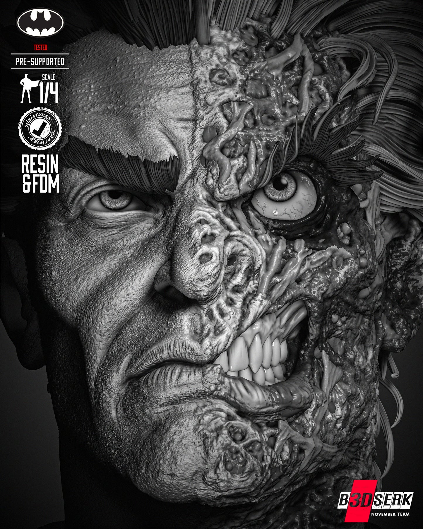 Two Face Bust