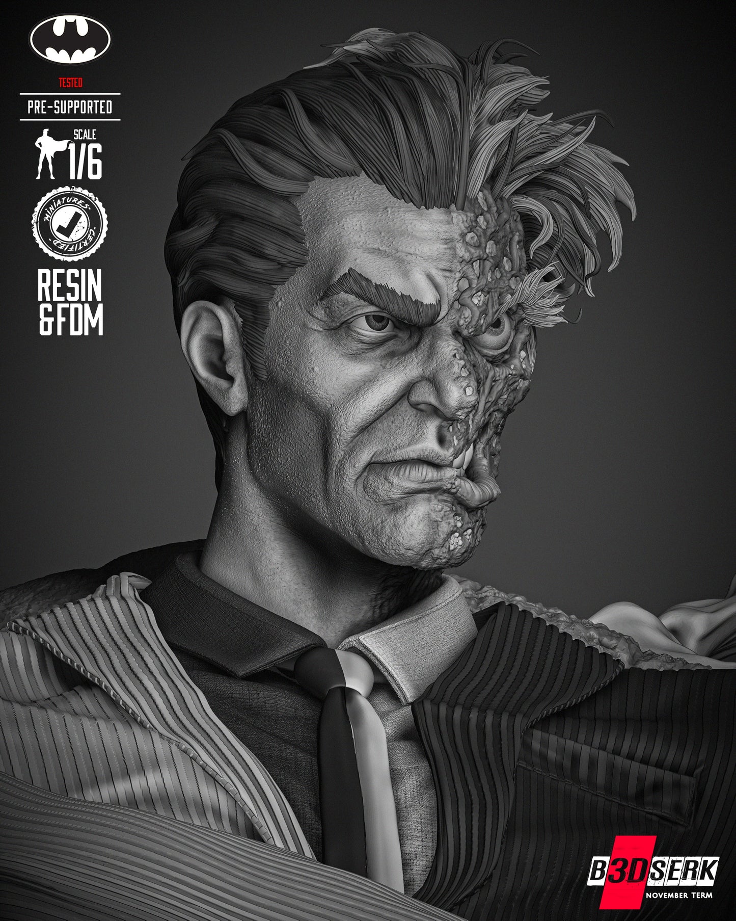 Two Face Sculpt