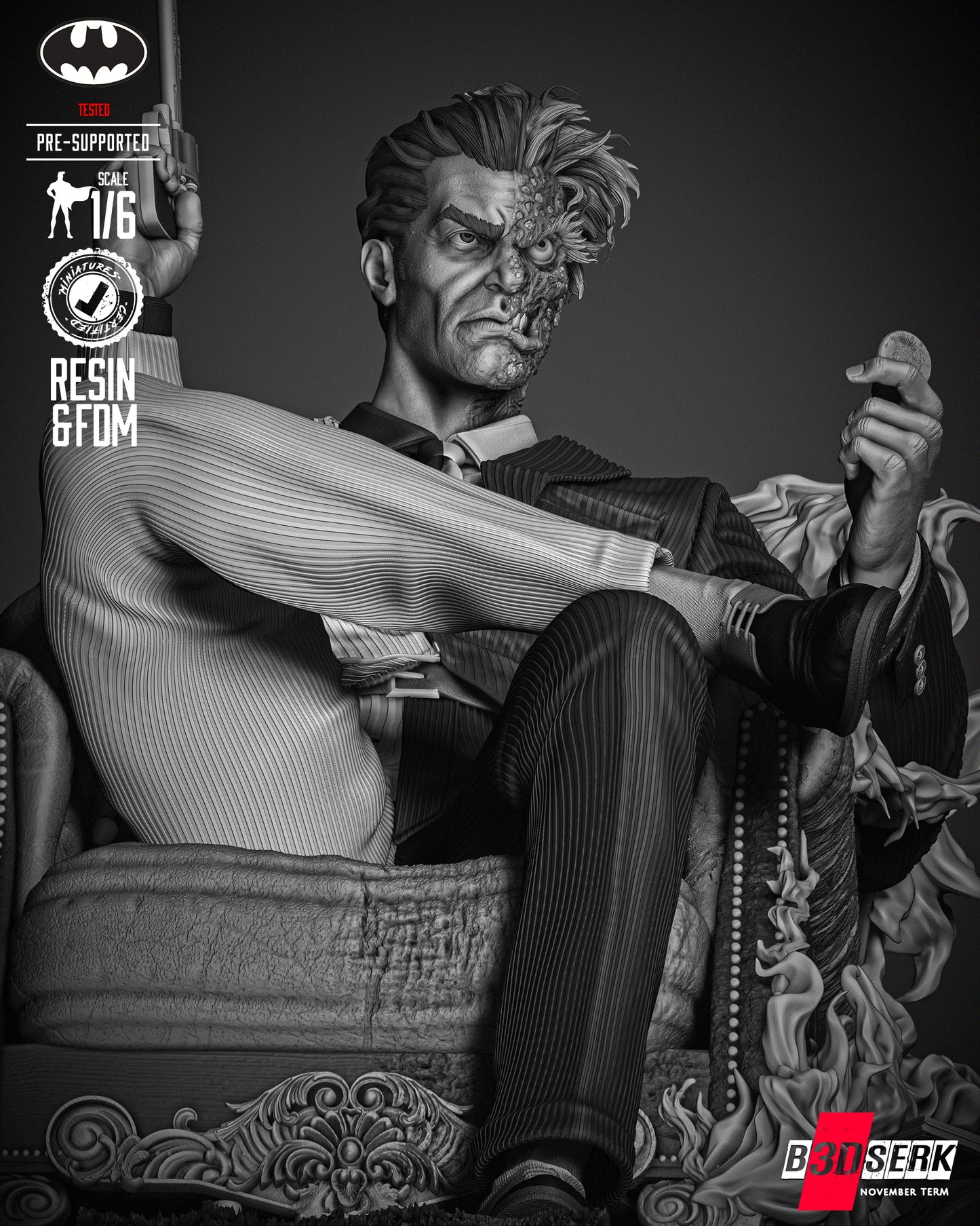 Two Face Sculpt