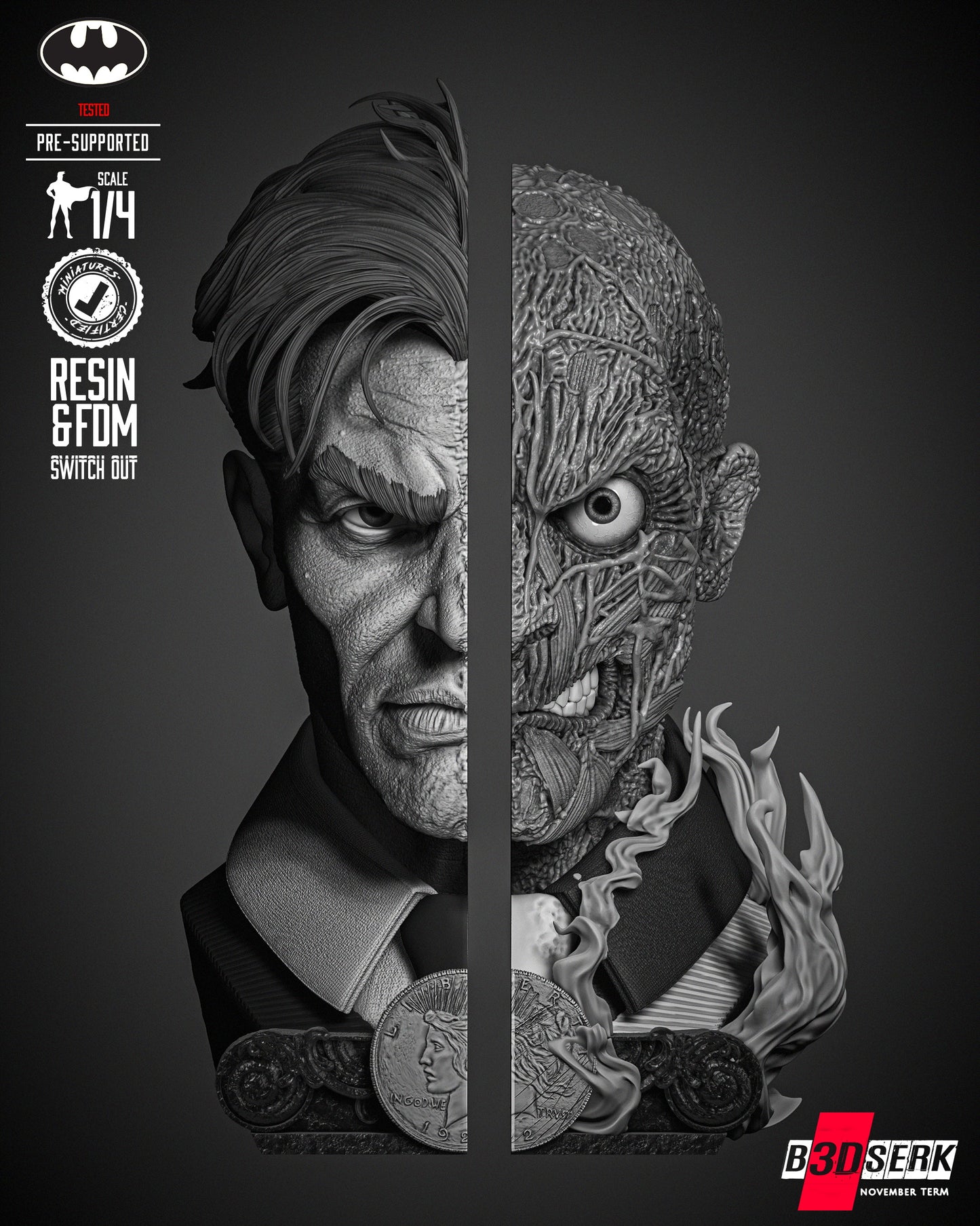 Two Face Bookholders