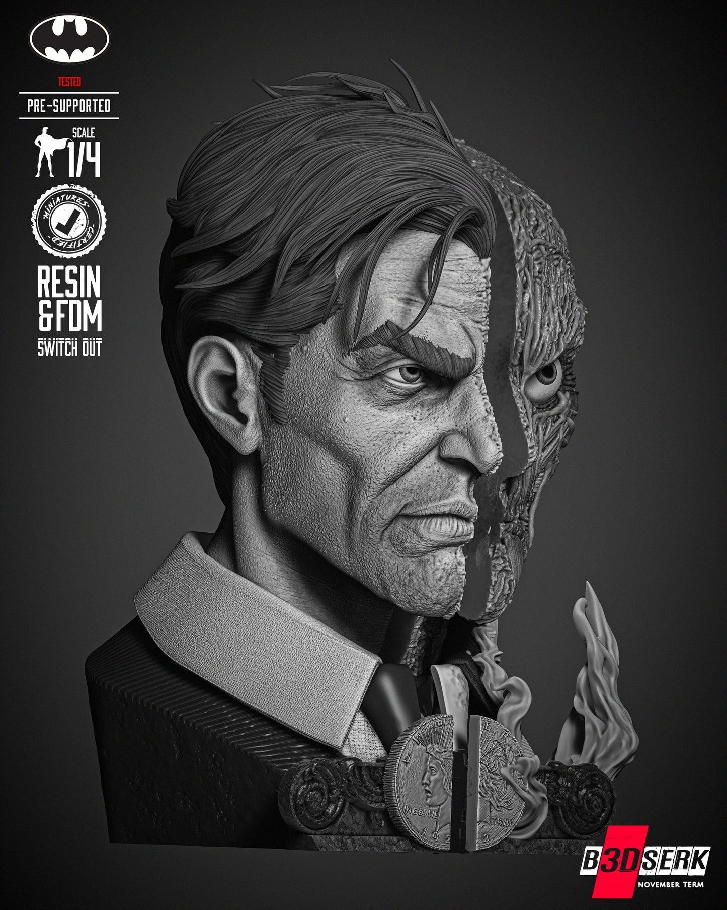 Two Face Bookholders