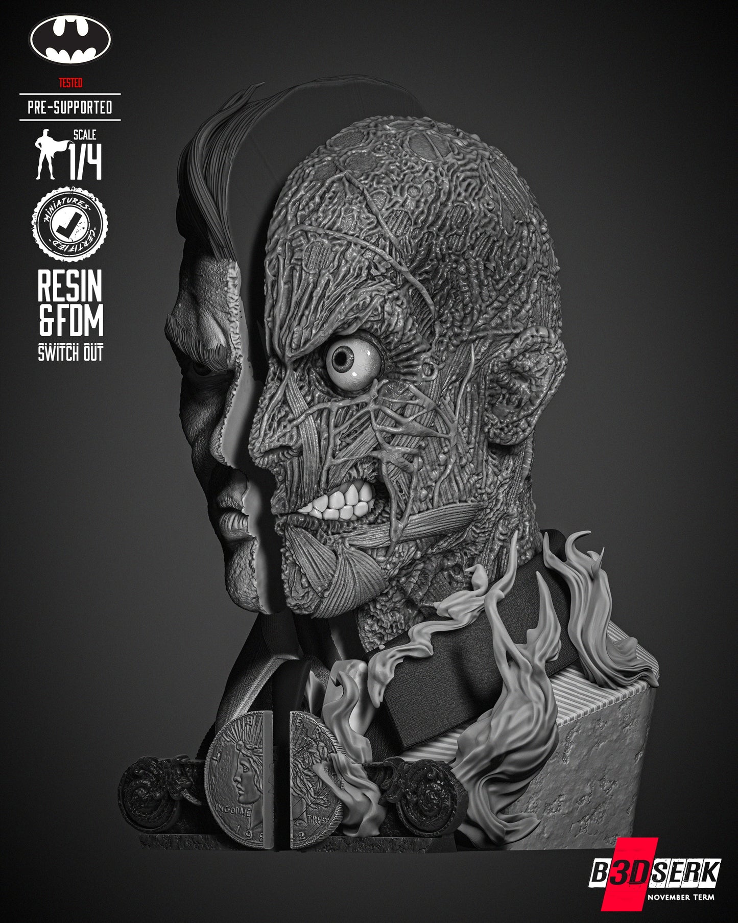 Two Face Bookholders