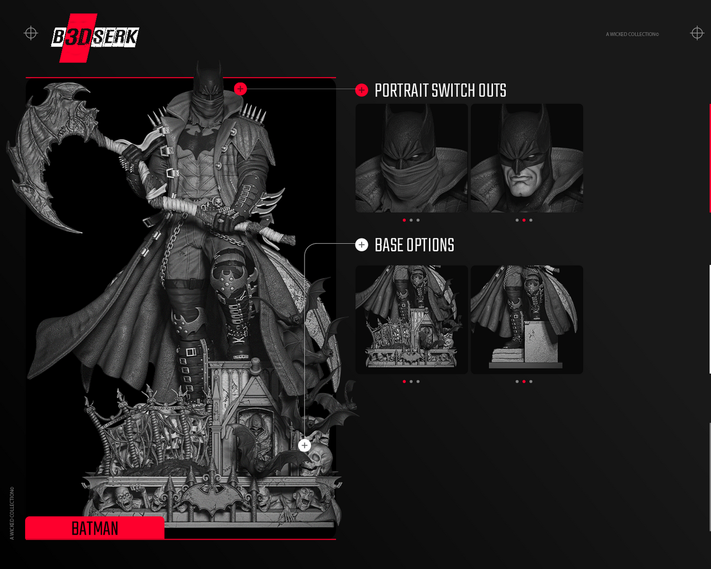 Batman Dark Nights Sculpture