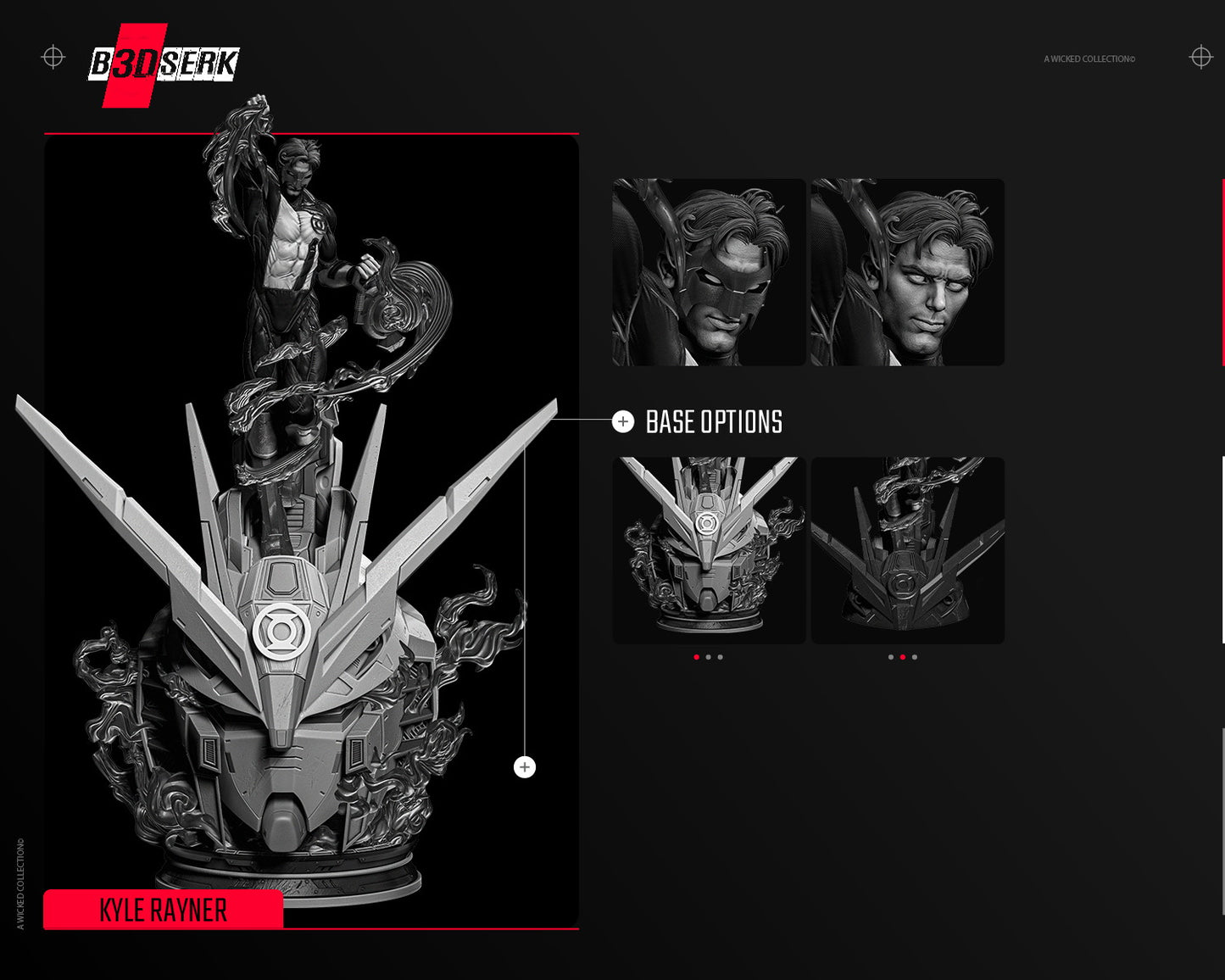 Kyle Green Lantern Sculpt