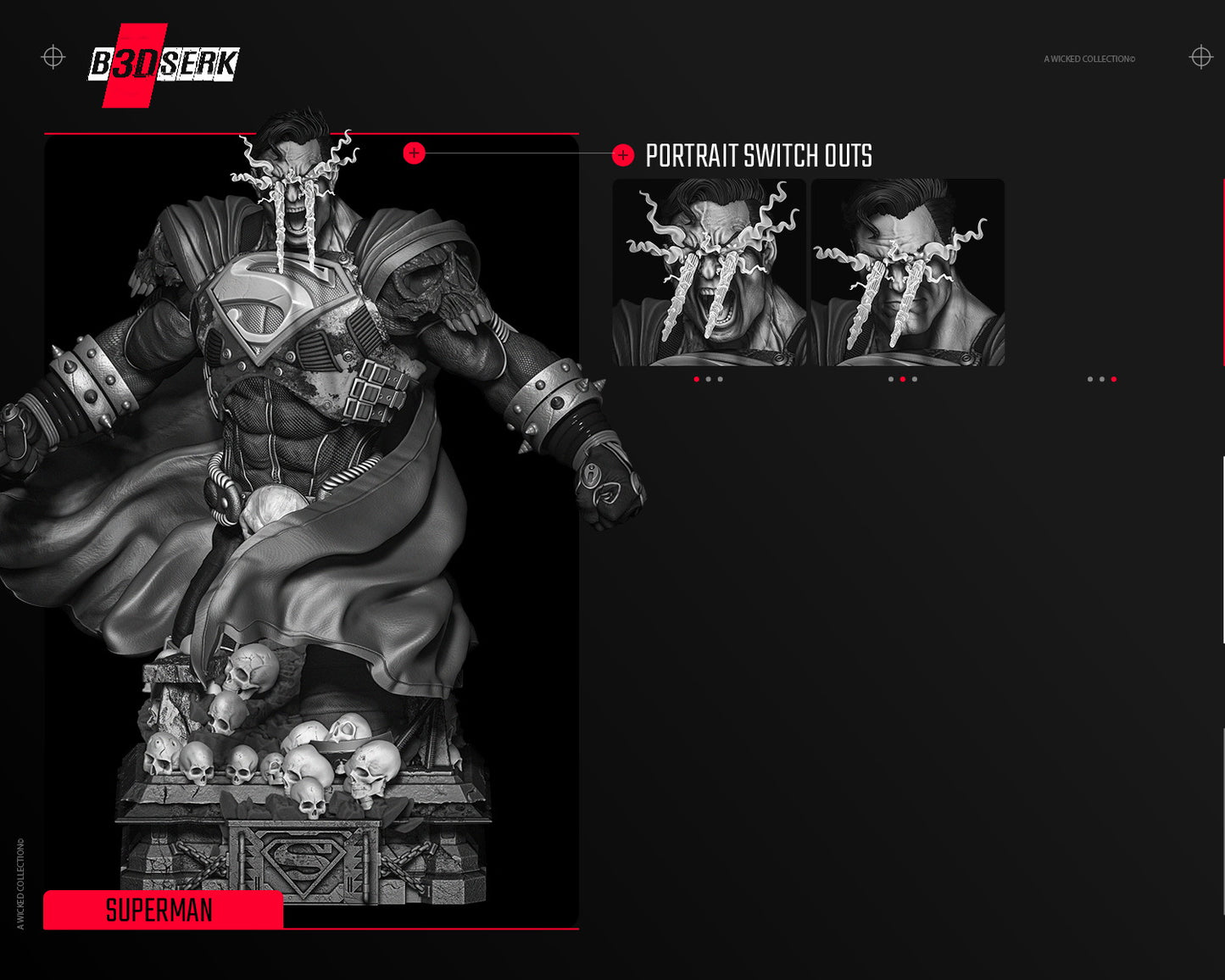 Superman Dark Night Bust