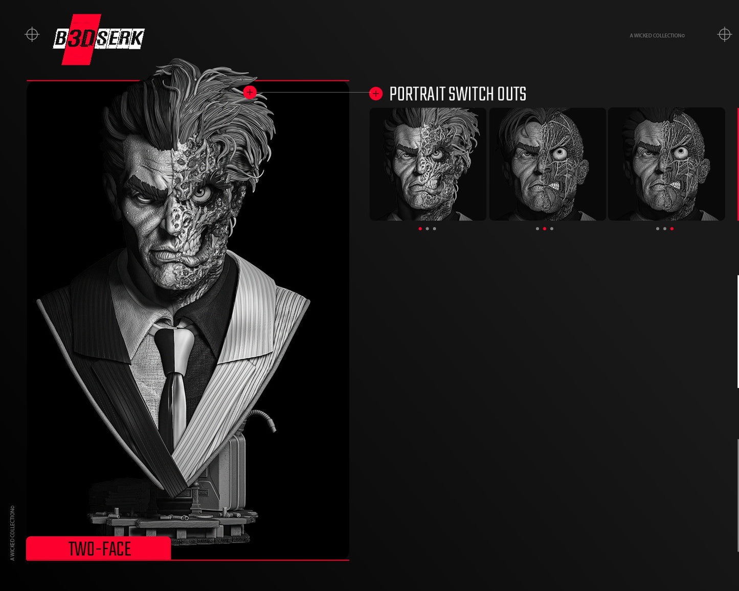 Two Face Bust