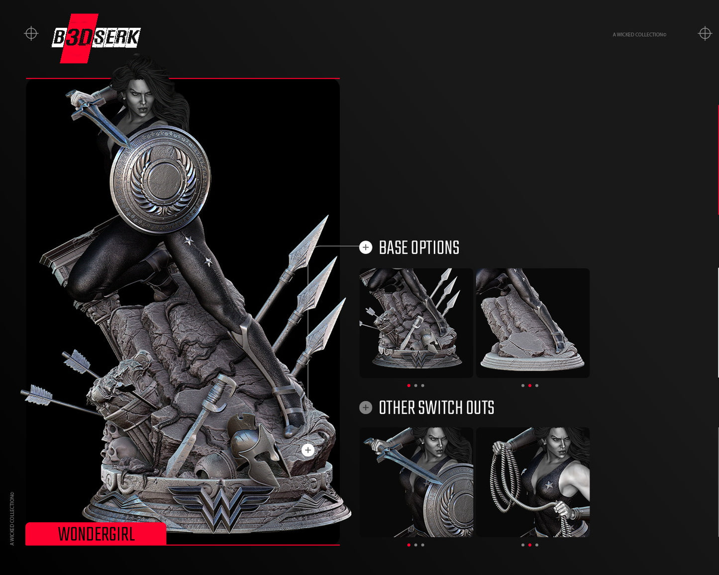 Wonder Girl Sculpture