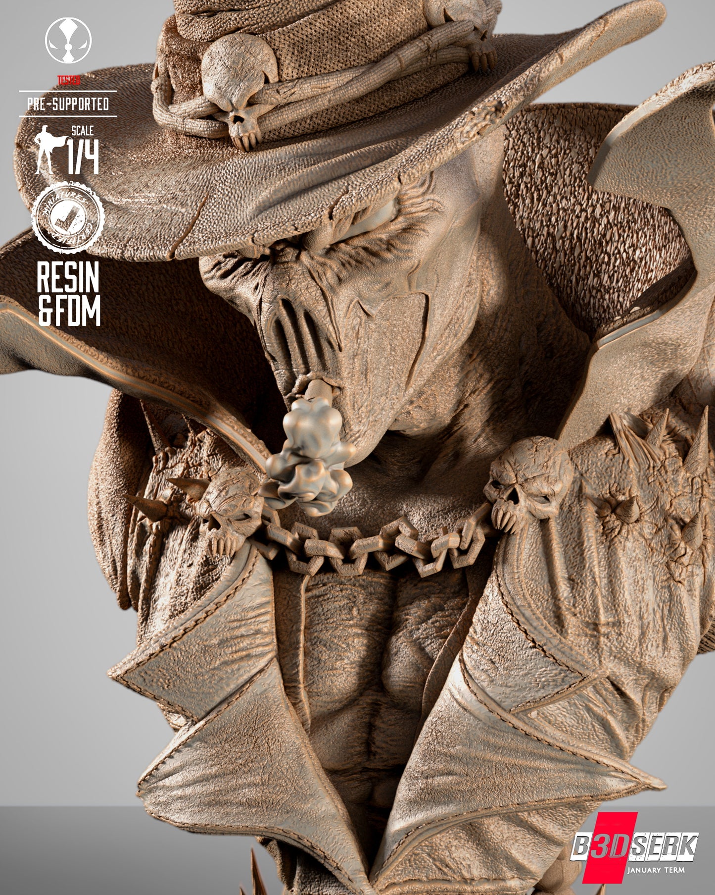 Gunslinger Spawn Portrait Bust