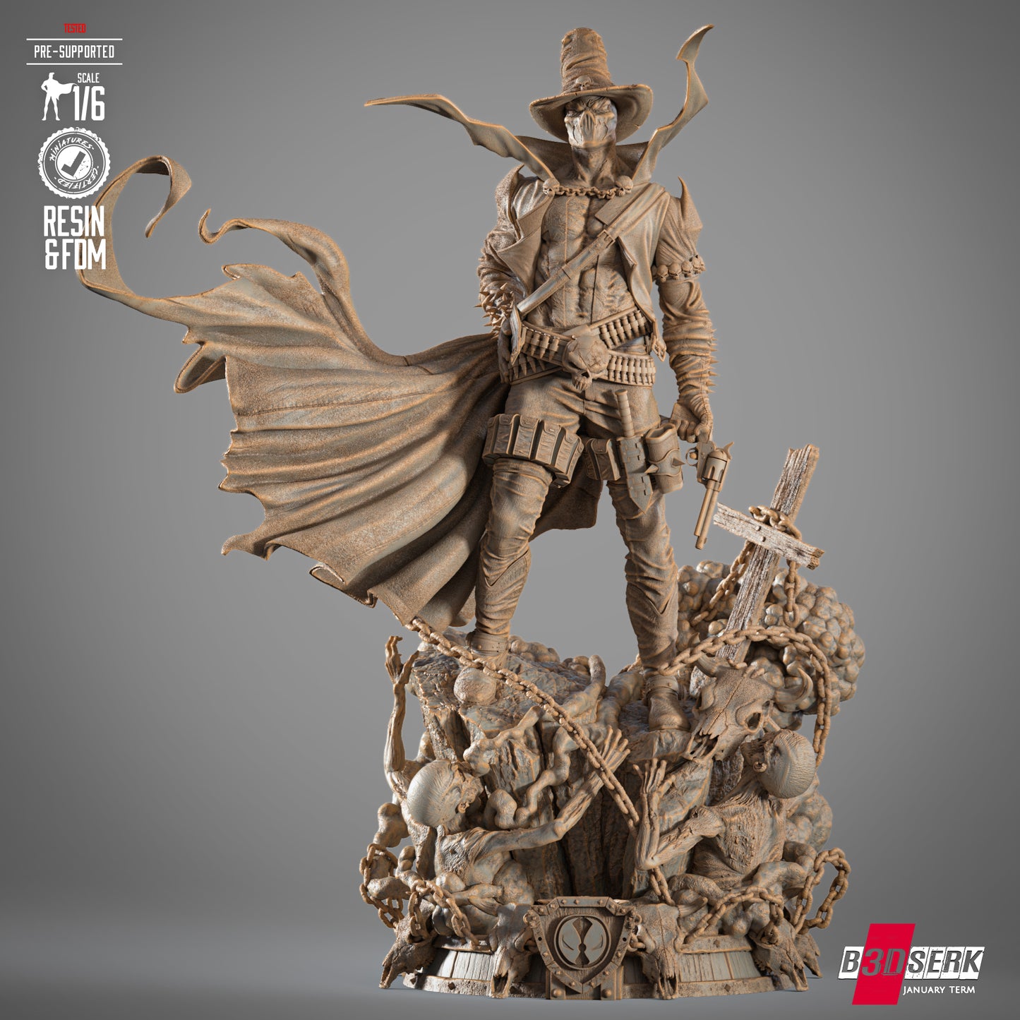 Gunslinger Spawn Sculpt