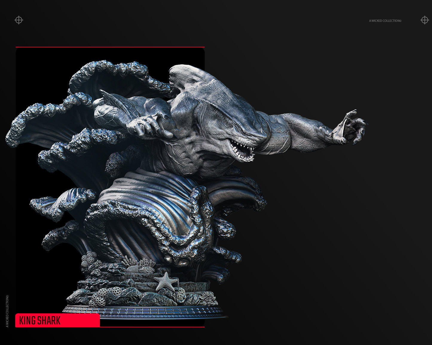 King Shark Portrait Bust