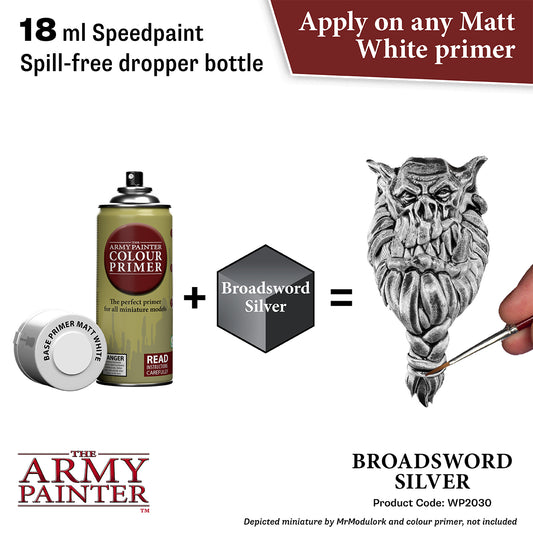 The_Army_Painter_Speedpaint_2.0_WP2030_Broadsword_Silver_18ml_dropper_bottle_acrylic_paint_verf_contrast_Metallic_2