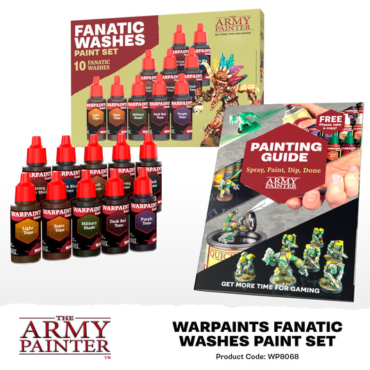 Warpaint Fanatic Washes Paint Set