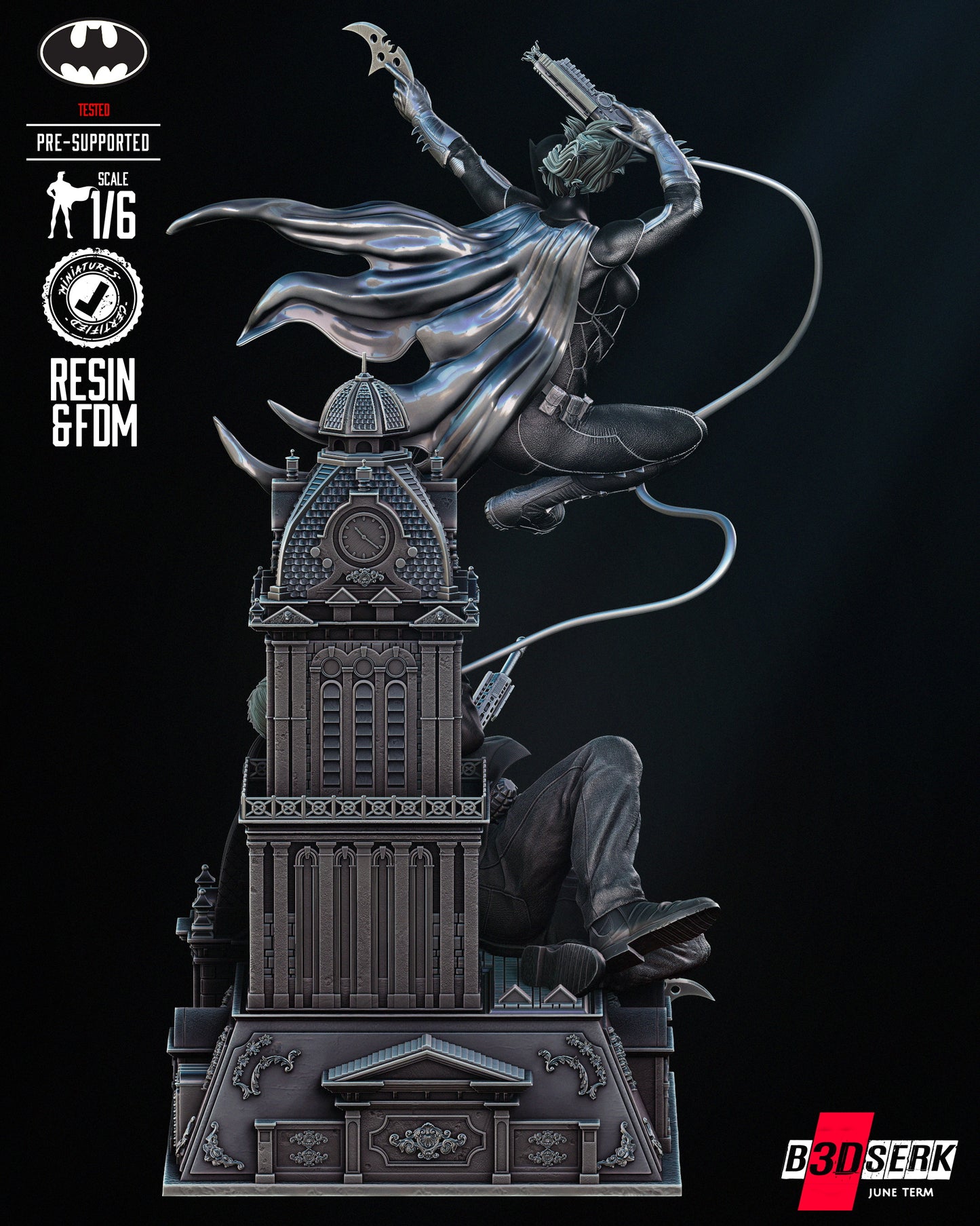 Bat girl Sculpture