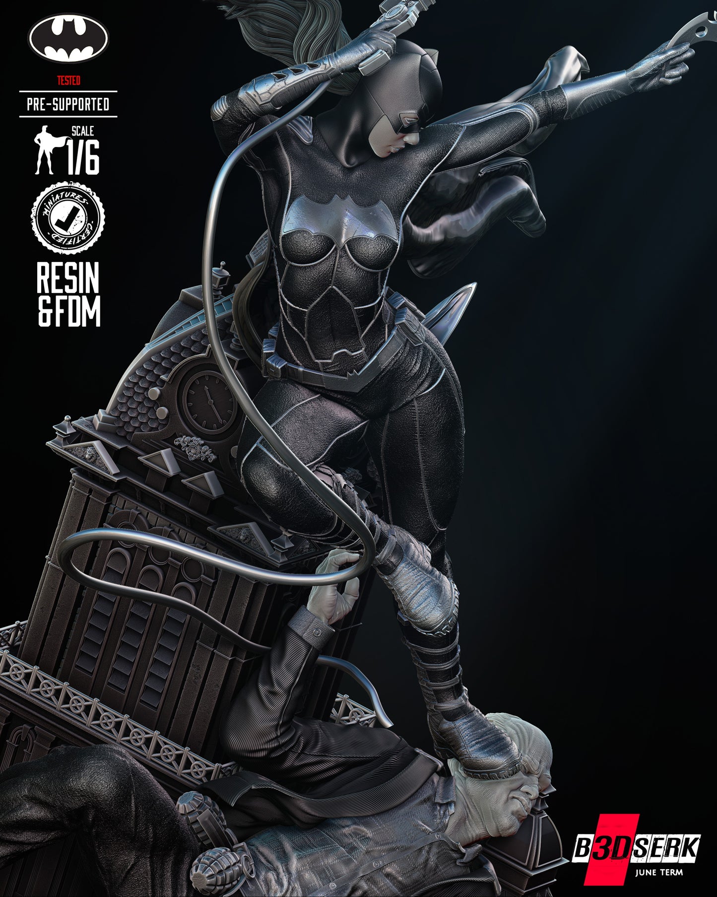 Bat girl Sculpture