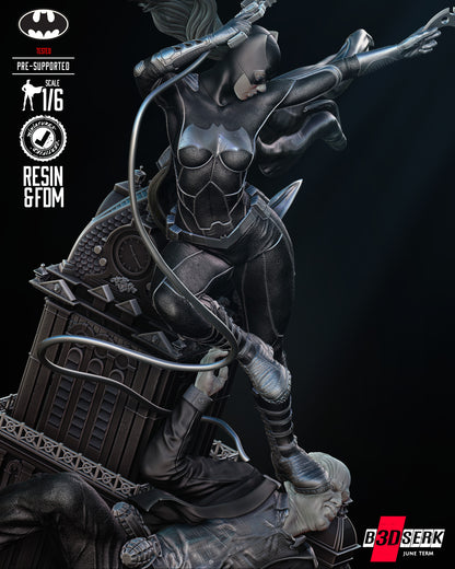 Bat girl Sculpture