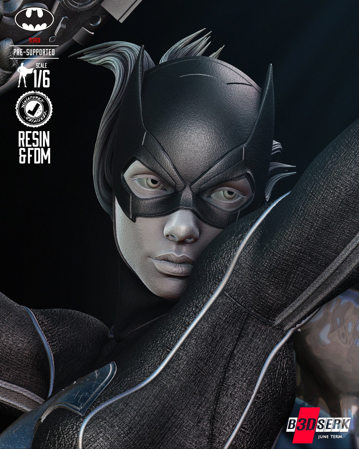 Bat girl Sculpture