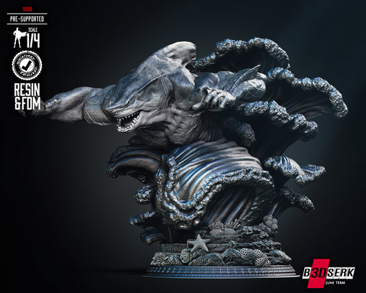 King Shark Portrait Bust