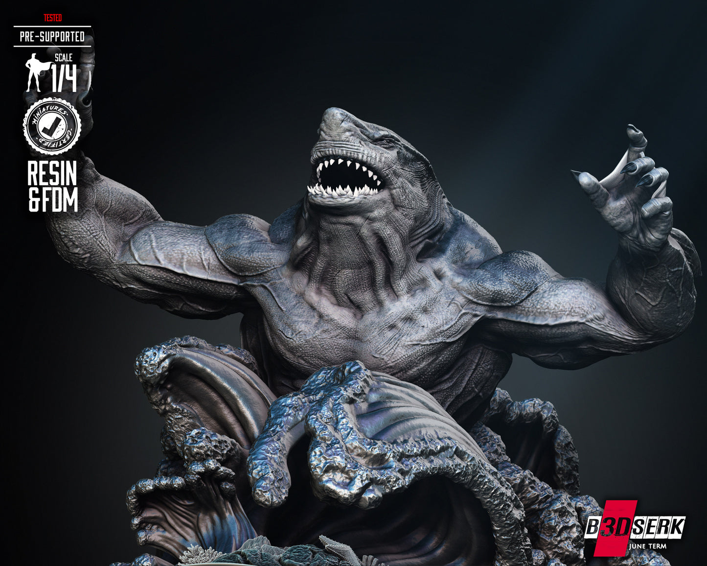 King Shark Portrait Bust