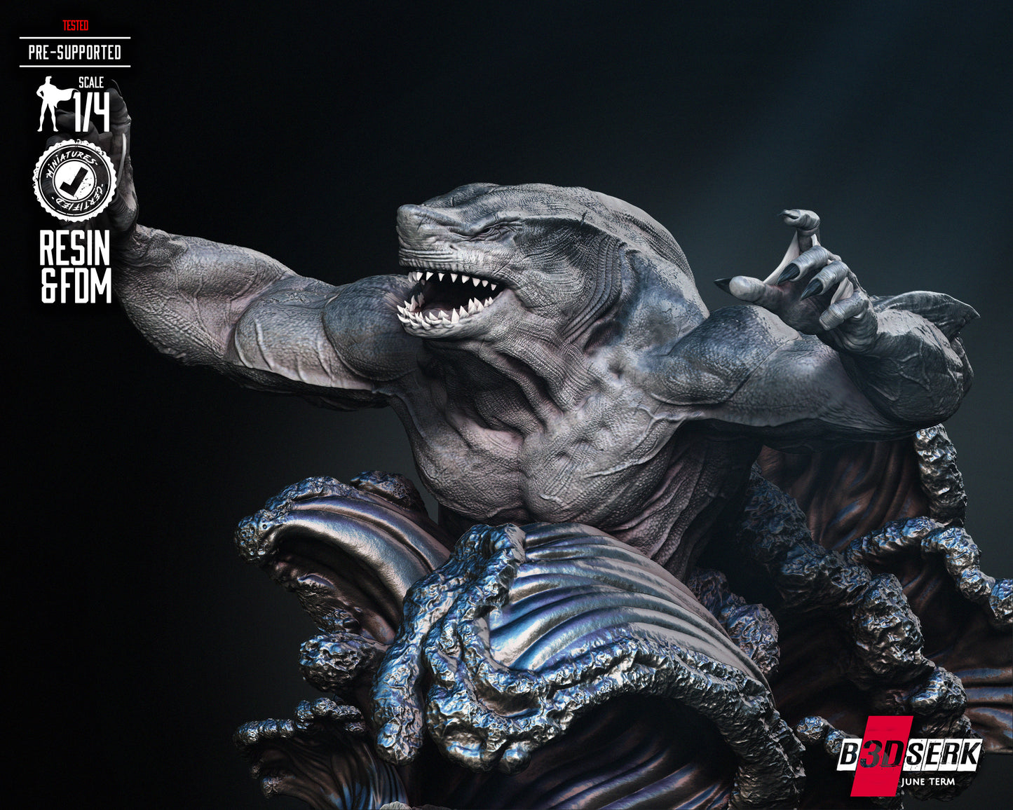 King Shark Portrait Bust