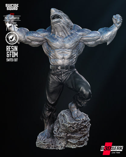 King Shark Sculpture