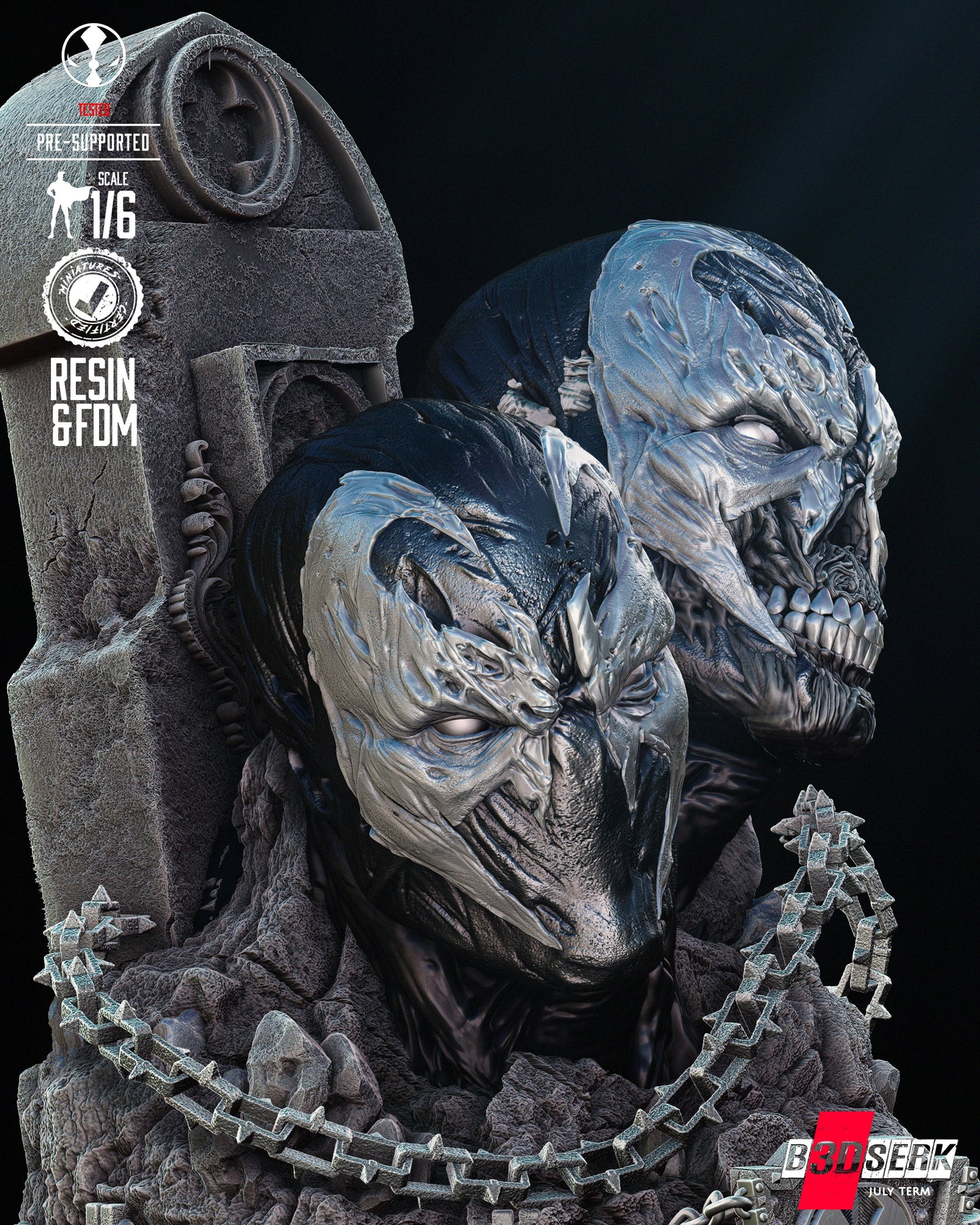 Spawn Head Sculpt