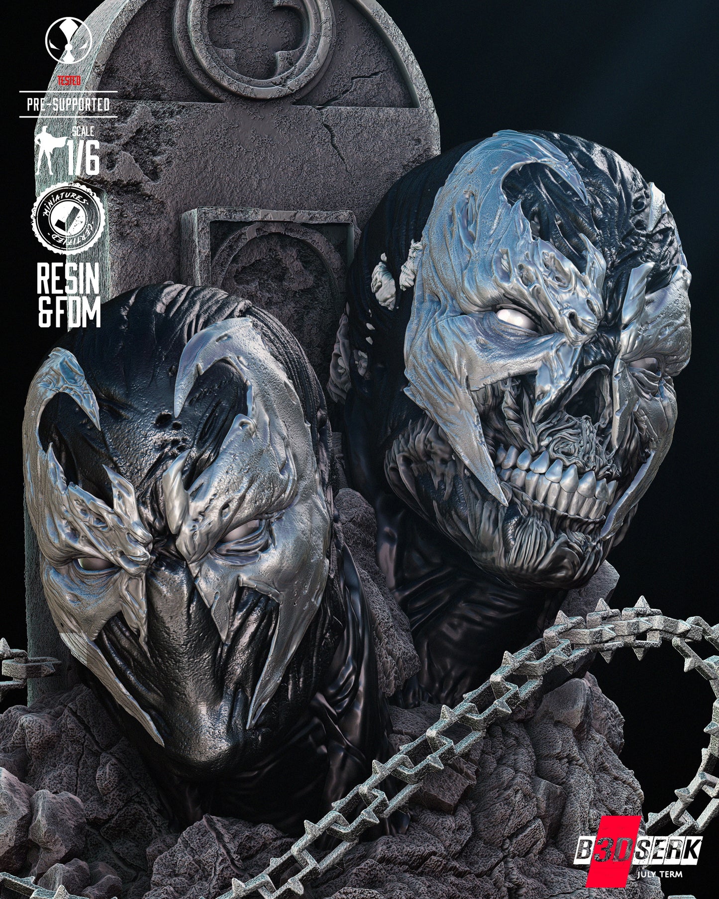 Spawn Head Sculpt