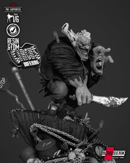 Violator Clown Sculpture