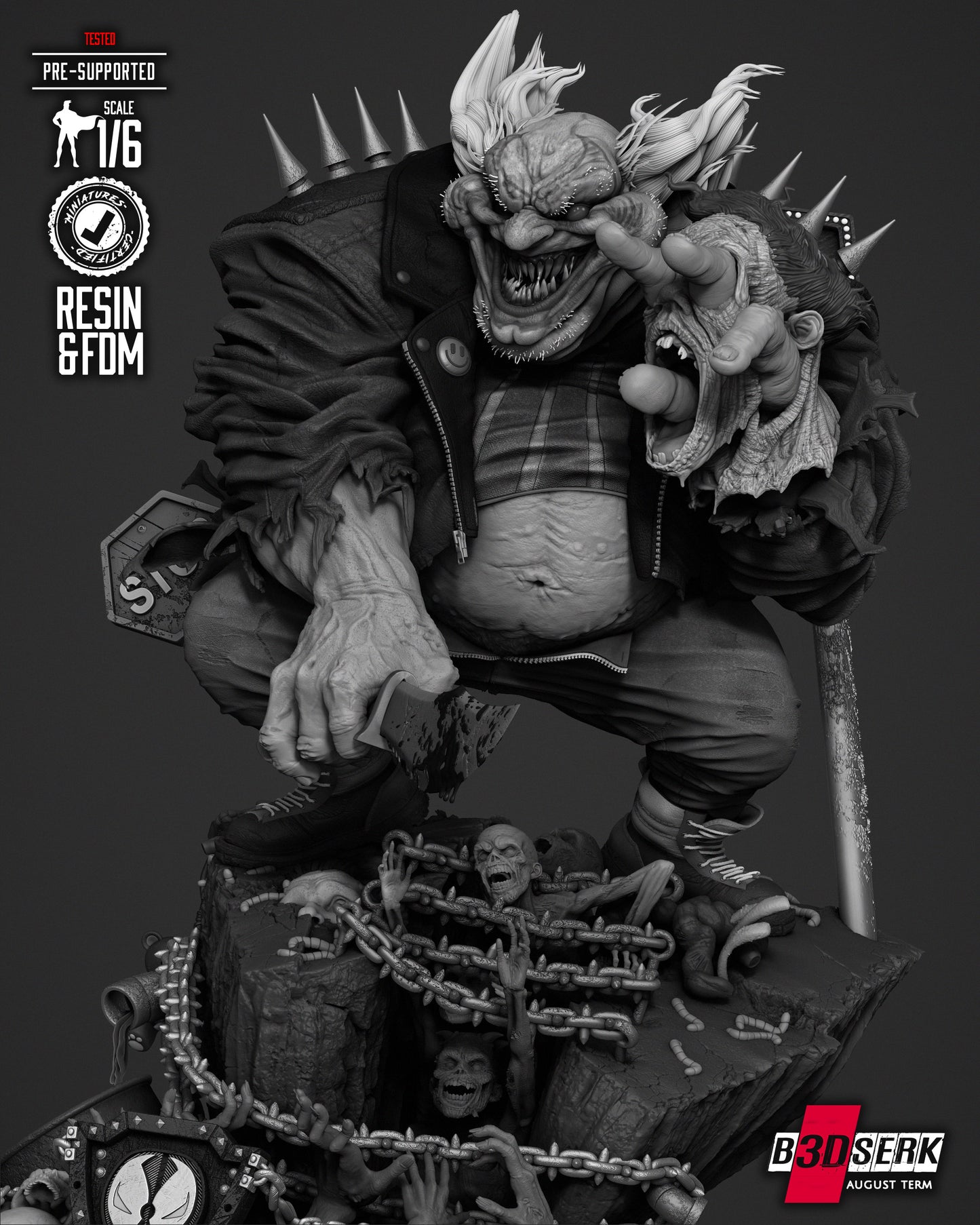 Violator Clown Sculpture