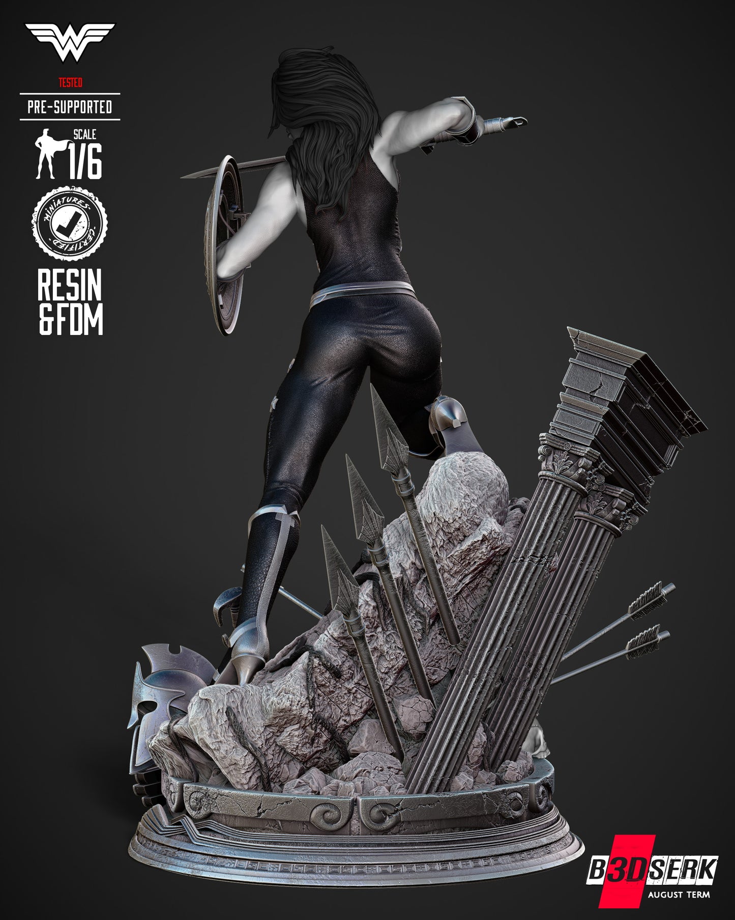 Wonder Girl Sculpture
