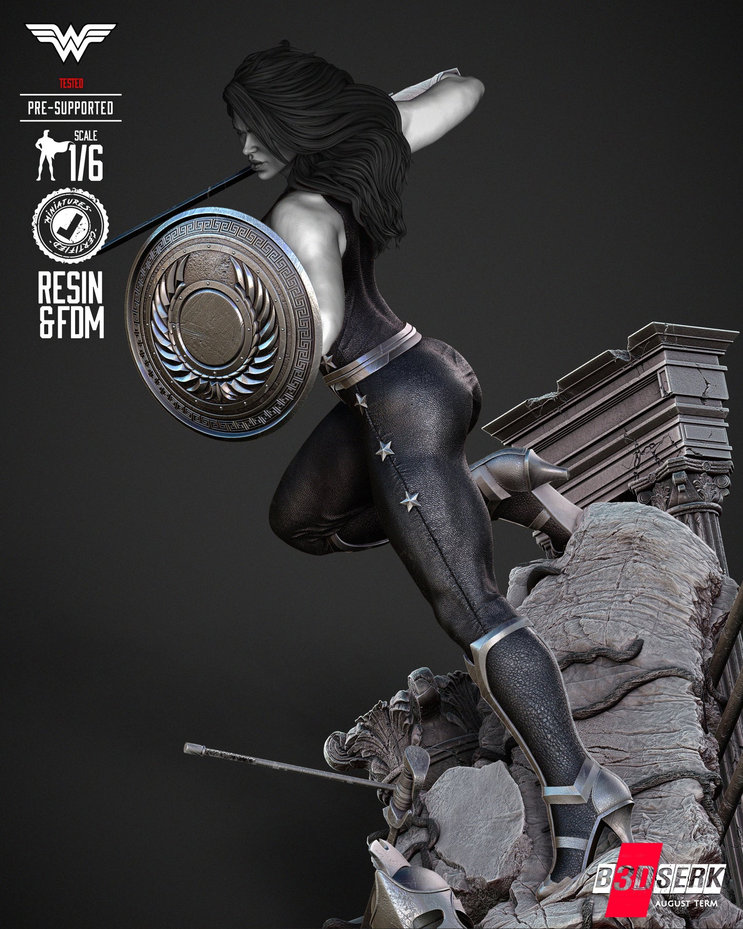 Wonder Girl Sculpture