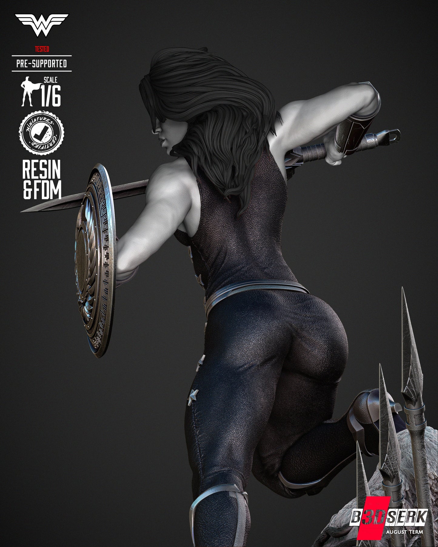 Wonder Girl Sculpture