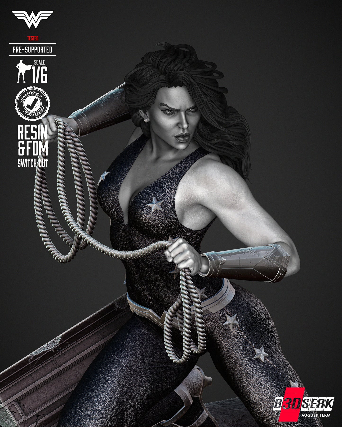 Wonder Girl Sculpture