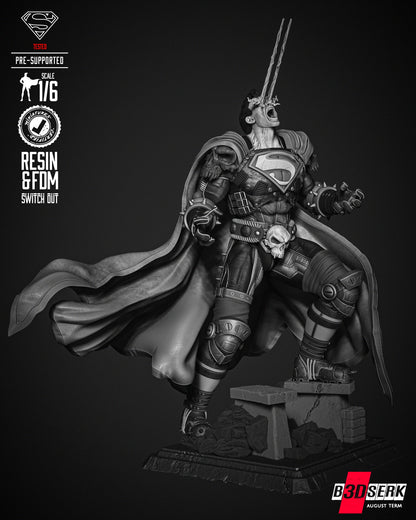Superman Dark Night Sculpture