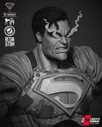Superman Dark Night Bust Portrait