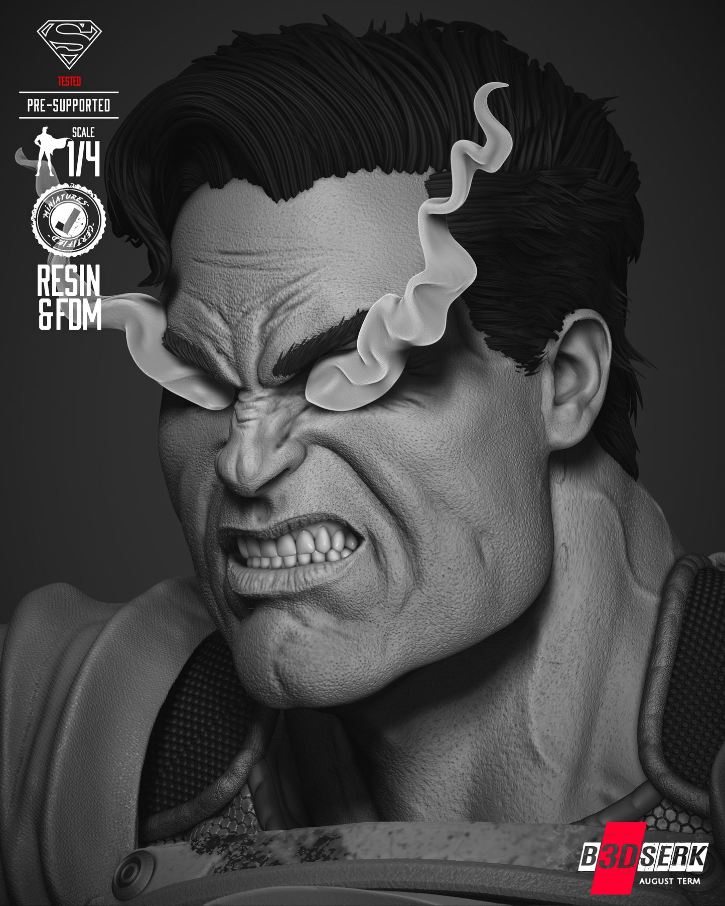 Superman Dark Night Bust Portrait