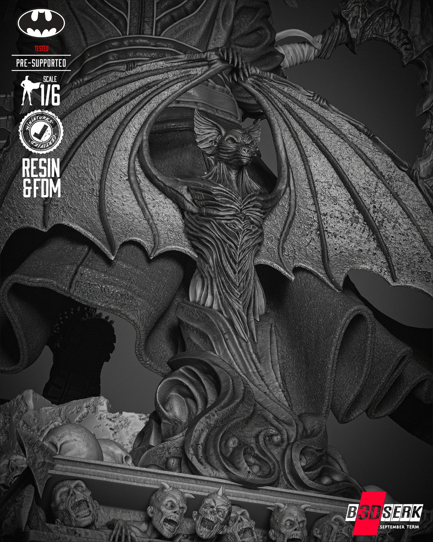 Batman Dark Nights Sculpture