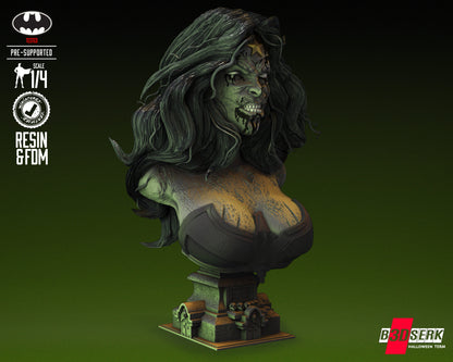 Wonder Woman Zombie Bust
