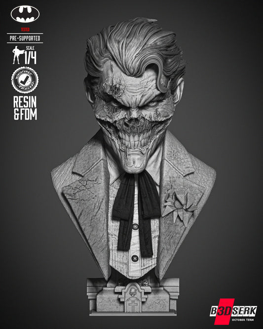 Joker Zombie Bust
