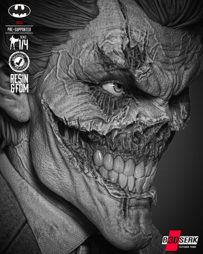 Joker Zombie Bust