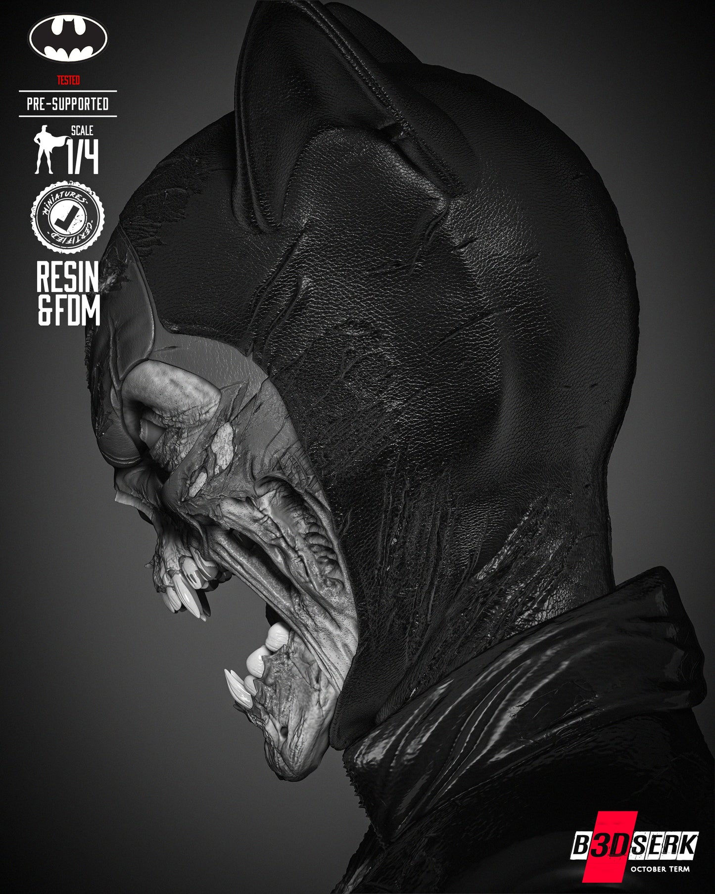 Cat Woman Zombie Bust