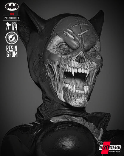 Cat Woman Zombie Bust
