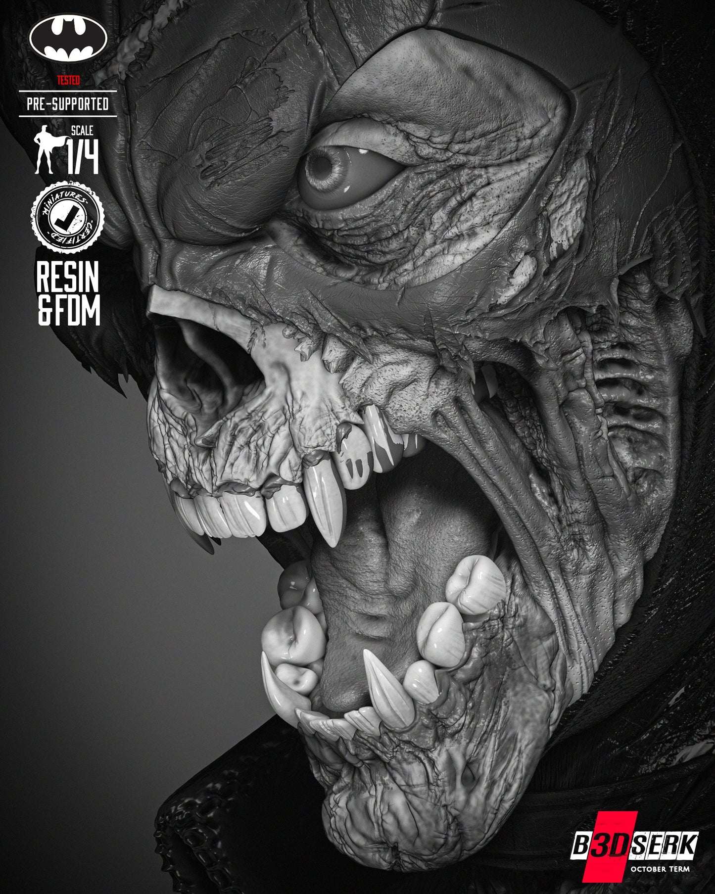 Cat Woman Zombie Bust