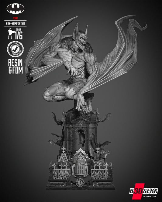 Man-Bat Sculpture